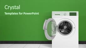  Presentation with modern color - Amazing slide set having color wall indoors laundry day backdrop and a forest green colored foreground
