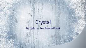  Presentation with rustic wood wooden frame - Colorful presentation enhanced with color wooden background with snow effect backdrop and a sky blue colored foreground