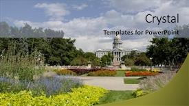  Presentation with capitol - Cool new presentation theme with colorado government - denver capitol summer 2010 backdrop and a light blue colored foreground