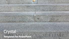  Presentation with marker - Beautiful presentation design featuring colorado government - mile high marker backdrop and a gray colored foreground