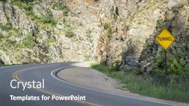  Presentation with fort - Cool new presentation with colorado-highway-14-approaching backdrop and a gray colored foreground