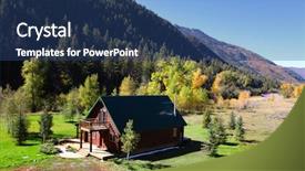  Presentation with beautiful spanish landscape costa blanca - Beautiful presentation theme featuring colorado in early autumn time backdrop and a ocean colored foreground