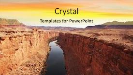  Presentation with arizona - PPT layouts consisting of colorado river in arizona background and a yellow colored foreground