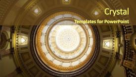  Presentation with capitol - Amazing presentation having colorado state capitol building rotunda backdrop and a tawny brown colored foreground