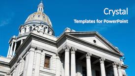  Presentation with colorado - Presentation with colorado state capitol building background and a teal colored foreground