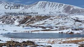  Presentation with independence - Cool new slides with colorado usa high alpine tundra backdrop and a light blue colored foreground