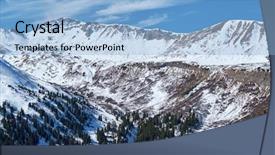  Presentation with alpine - Amazing slide deck having colorado usa high alpine tundra backdrop and a light blue colored foreground
