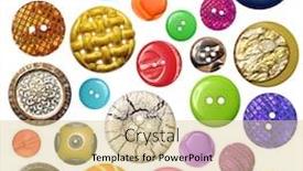  Presentation with flag buttons - PPT layouts featuring colored buttons on white background background and a lemonade colored foreground