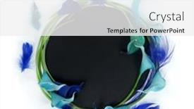  Presentation with calla - PPT layouts with colored-calla-lilies background and a white colored foreground