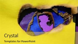  Presentation with flaws - PPT layouts having gray red black abstract - construction paper close up aka background and a yellow colored foreground