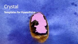  Presentation with flaws - PPT theme featuring gray red black abstract - construction paper close up aka background and a cobalt blue colored foreground