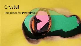  Presentation with flaws - Cool new PPT layouts with gray red black abstract - construction paper close up aka backdrop and a yellow colored foreground