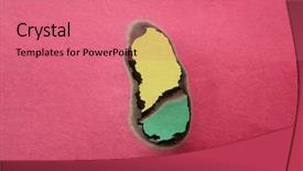  Presentation with flaws - Audience pleasing slide set consisting of construction paper close up aka backdrop and a coral colored foreground