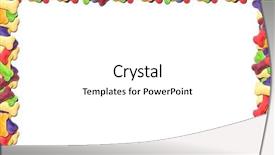  Presentation with biscuit - PPT layouts having colored dog biscuit frame background and a white colored foreground