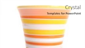  Presentation with colored - Cool new theme with colored-empty-flower-pot-isolated backdrop and a white colored foreground