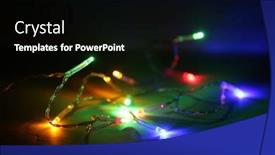  Presentation with green lights - Beautiful slide deck featuring colored-lights-background-background backdrop and a black colored foreground