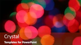  Presentation with green lights - Beautiful slide deck featuring colored-lights-background-background backdrop and a crimson colored foreground