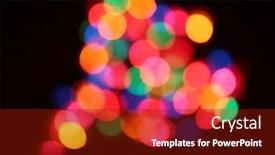  Presentation with green lights - Colorful presentation theme enhanced with colored-lights-background-background backdrop and a tawny brown colored foreground