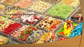  Presentation with market - Slide deck featuring colored-marmalade-exposed-in-market background and a yellow colored foreground