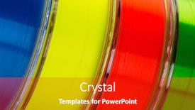  Presentation with fishing - Beautiful PPT theme featuring colored-monofilament-line-for-fishing backdrop and a crimson colored foreground