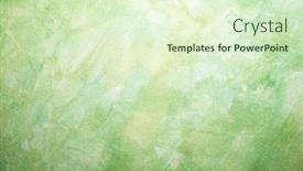  Presentation with watercolor - PPT theme with colored-paper-made-with-watercolor background and a soft green colored foreground