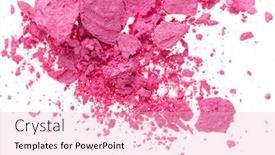  Presentation with powder - Amazing theme having colored-powder backdrop and a lemonade colored foreground