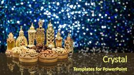  Presentation with eid - Slide deck enhanced with bright colored ramadan and eid background and a tawny brown colored foreground