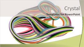  Presentation with colored - Colorful presentation design enhanced with colored-thin-strips-of-paper backdrop and a lemonade colored foreground