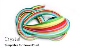  Presentation with colored - Presentation theme with colored-thin-strips-of-paper background and a white colored foreground