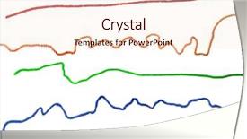  Presentation with yarn - Slide deck having colored yarn thread lines isolated background and a lemonade colored foreground