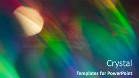  Presentation with abstract - Beautiful slide deck featuring colorful-abstract-background-digital-photo backdrop and a ocean colored foreground