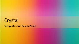  Presentation with blur - Amazing slide set having colorful abstract blur background gradient backdrop and a yellow colored foreground