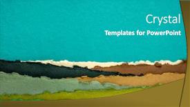  Presentation with cotton fabric - PPT layouts consisting of colorful-abstract-valley-landscape background and a light gray colored foreground