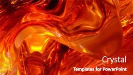  Presentation with texture - Presentation design featuring colorful-amber-abstract-macro-background background and a crimson colored foreground