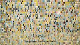  Presentation with mosaic - Audience pleasing presentation theme consisting of colorful background from mosaic wall backdrop and a coral colored foreground