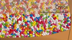  Presentation with unicorn cake topper made - Beautiful presentation theme featuring colorful background made of cake backdrop and a  colored foreground