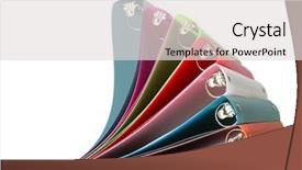  Presentation with elegant colorful animated - Presentation theme featuring colorful binder for school office background and a light gray colored foreground