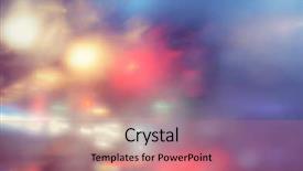  Presentation with blurred bokeh - Presentation with colorful blurred - abstract background with bokeh defocused background and a coral colored foreground