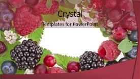  Presentation with frame border - Slide deck featuring colorful border frame made background and a red colored foreground