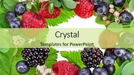  Presentation with frame border - Beautiful slides featuring colorful border frame made backdrop and a yellow colored foreground