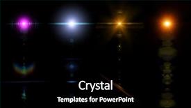  Presentation with cosmic - Slide set with colorful bright stars and ray background and a black colored foreground