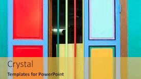  Presentation with singapore - Slide deck featuring colorful-building-in-little-india background and a yellow colored foreground