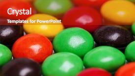  Presentation with sweets - PPT layouts with holidays love and happiness concept - beautiful blonde girl with red gift box blowing a kiss isolated background and a pink colored foreground