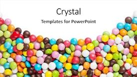  Presentation with frame - Colorful theme enhanced with colorful candies frame isolated backdrop and a white colored foreground