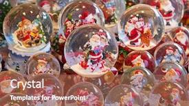  Presentation with market integration - Presentation design enhanced with market in strasbourg alsace france background and a coral colored foreground