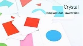  Presentation with geometric shapes - Theme featuring colorful circle objects preschool preschool - educational cards with color geometric background and a  colored foreground