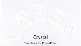  Presentation with geometric shapes - Beautiful PPT theme featuring colorful circle objects preschool preschool - educational cards with color geometric backdrop and a sky blue colored foreground