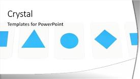  Presentation with geometric shapes - Audience pleasing PPT theme consisting of colorful circle objects preschool preschool - educational cards with color geometric backdrop and a white colored foreground