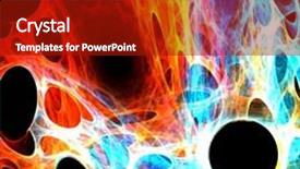  Presentation with colorful circles - Presentation with sparkle deep space background - colorful circles abstract pattern background and a crimson colored foreground