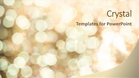  Presentation with colorful circles - Colorful presentation theme enhanced with colorful circles of light abstract backdrop and a cream colored foreground